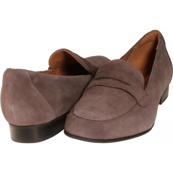 Clarks Unstructured Un Blush Go Grey Suede Loafers | Size 10 - Picture 12 of 12